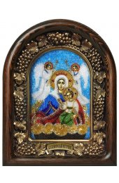 Икона Божьей Матери Живоносный Источник из бисера, арт ДИ-526