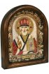 Икона Николай Чудотворец из бисера и натуральных камней, арт ДИ-154