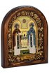 Икона Петр и Феврония из бисера и жемчуга, арт ДИ-219