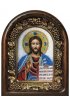Икона Господь Вседержитель бисер и натуральные камни, арт ДИ-429