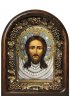 Икона Спас Нерукотворный из бисера и натуральных камней, арт ДИ-474