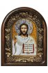 Икона Господь Вседержитель бисер и натуральные камни, арт ДИ-427