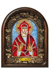 Икона Марина Великомученица из бисера, арт ДИ-081