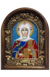 Икона Татиана святая мученица из бисера, арт ДИ-107