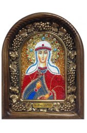Икона Дария святая из бисера, арт ДИ-091