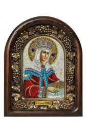 Икона Елена царица святая из бисера, арт ДИ-116