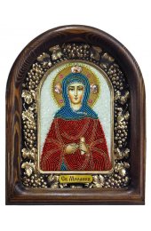 Икона Мелания святая из бисера, арт ДИ-085