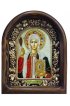 Икона Нина святая равноапостольная из бисера и жемчуга, арт ДИ-113