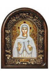 Икона Наталья святая мученица из бисера, арт ДИ-100