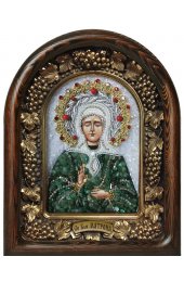 Икона Матрона Московская из бисера, арт ДИ-530