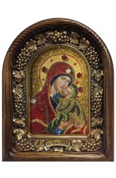 Икона Анна праведная из бисера, арт ДИ-596