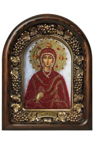 Икона Мария Магдалина из бисера, арт ДИ-609