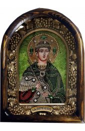 Икона Дмитрий Солунский из бисера, арт ДИ-730