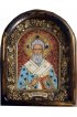 Икона Лев Римский из бисера, арт ДИ-739