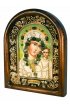 Икона Божией Матери Казанская бисер и натуральные камни, арт ДИ-294