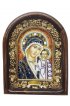 Икона Божией Матери Казанская бисер и натуральные камни, арт ДИ-289