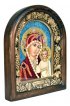 Икона Божией Матери Казанская бисер и натуральные камни, арт ДИ-282