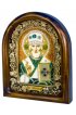 Икона Николай Чудотворец из бисера, арт ДИ-009