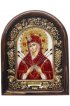 Икона Божией Матери Семистрельная бисер и натуральные камни, арт ДИ-328
