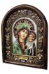 Икона Божией Матери Казанская бисер и натуральные камни, арт ДИ-287