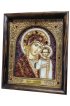 Икона Божией Матери Казанская бисер и натуральные камни, арт ДИ-281