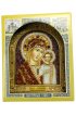 Икона Божией Матери Казанская бисер и натуральные камни, арт ДИ-276