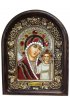 Икона Божией Матери Казанская бисер и натуральные камни, арт ДИ-275