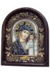 Икона Божией Матери Казанская бисер и натуральные камни, арт ДИ-274