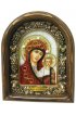 Икона Божией Матери Казанская бисер и натуральные камни, арт ДИ-271