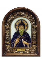 Икона Симеон преподобный из бисера, арт ДИ-215
