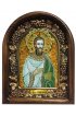 Икона Тимофей праведный из бисера и натуральных камней, арт ДИ-214