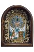 Икона Николай Чудотворец из бисера, арт ДИ-539