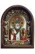 Икона Николай Чудотворец из бисера, арт ДИ-545