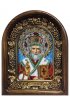 Икона Николай Чудотворец из бисера, арт ДИ-549