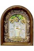 Икона Святая Троица из бисера и жемчуга, арт ДИ-480