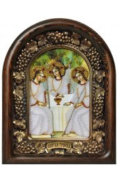Икона Святая Троица из бисера, арт ДИ-483