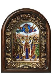 Икона Вознесение Господне из жемчуга, арт ДИ-477
