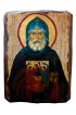 Икона Александр Свирский под старину (17 х 23 см), арт IDR-569