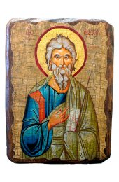 Икона Андрей Апостол под старину (13 х 17,5 см), арт IDR-572