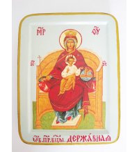 Икона Божья Матерь Державная 13 х 17 х 2 см, арт IDR-110