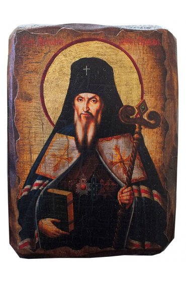 Икона Антоний Смирицкий под старину (13 х 17,5 см), арт IDR-580