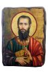 Икона Павел апостол под старину (13 х 17,5 см), арт IDR-624