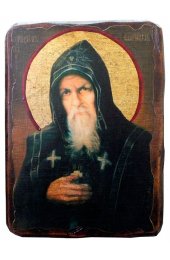 Икона Серафим Вырицкий под старину (13 х 17,5 см), арт IDR-630