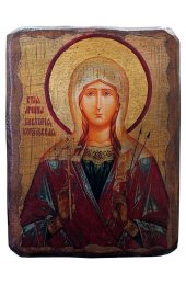 Икона Виктория Кордувийская под старину (13 х 17,5 см), арт IDR-649
