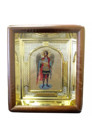 Икона Архангел Михаил (17,5 х 19,5 см), арт IDR-684