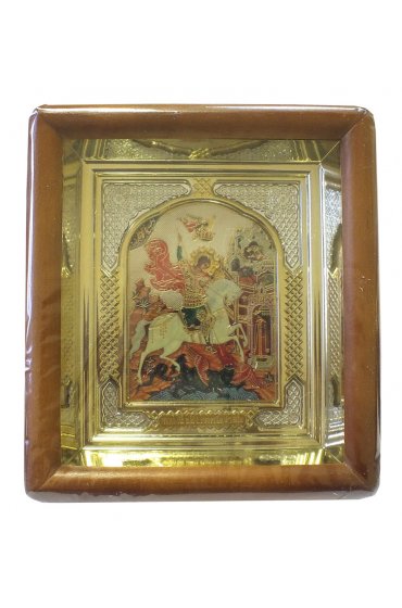 Икона Георгий Победоносец (17,5 х 19,5 см), арт IDR-691