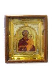 Икона Божьей Матери Одигитрия (17,5 х 19,5 см), арт IDR-694