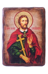 Икона Иоанн Сочавский под старину (17 х 23 см), арт IDR-704