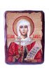 Икона Клавдия Анкирская (Коринфская) под старину (13 х 17,5 см), арт IDR-741