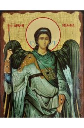 Икона Архангел Михаил под старину (17 х 23 см), арт IDR-021